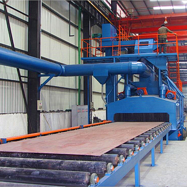 Roller Conveyor Shot Blasting Mesin